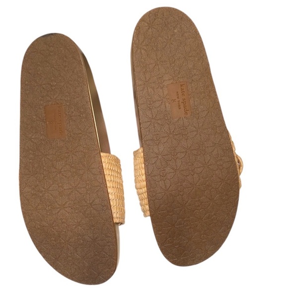 Kate Spade Hand-Woven Maribelle Raffia Sandals - Picture 4 of 4